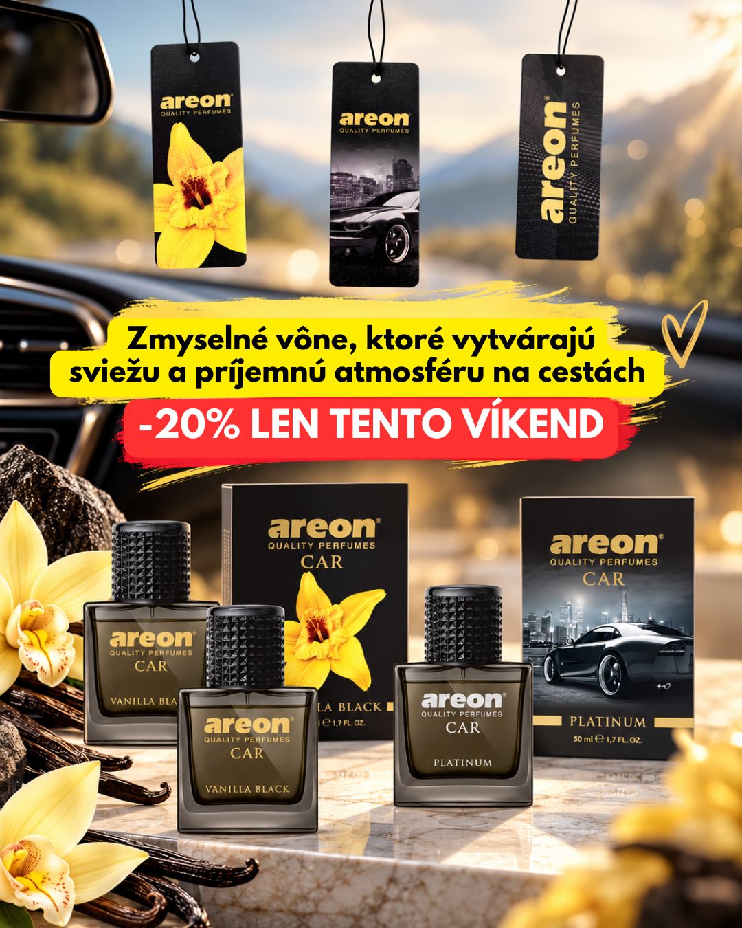 Areon Car Perfume 50 ml teraz -20 %