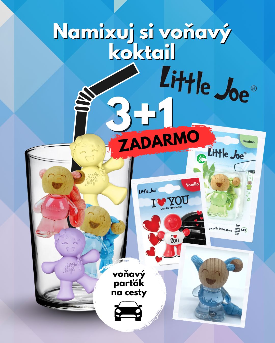 AKCIA 3+1 na top osviežovače Little Joe