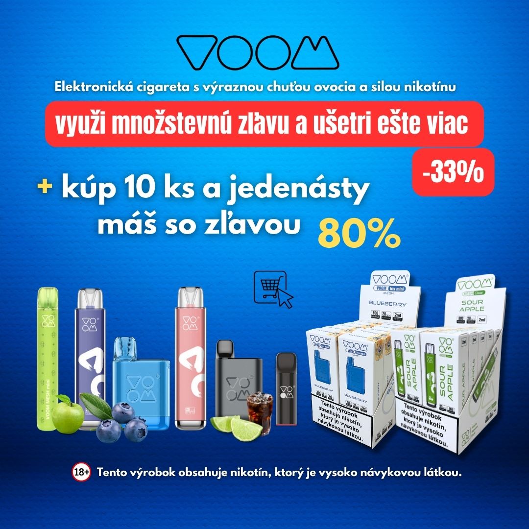Lákavé zľavy a akcie na VOOMky sú opäť tu ;)