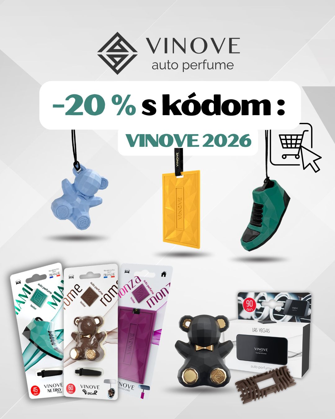 20% zľava na všetko od VINOVE