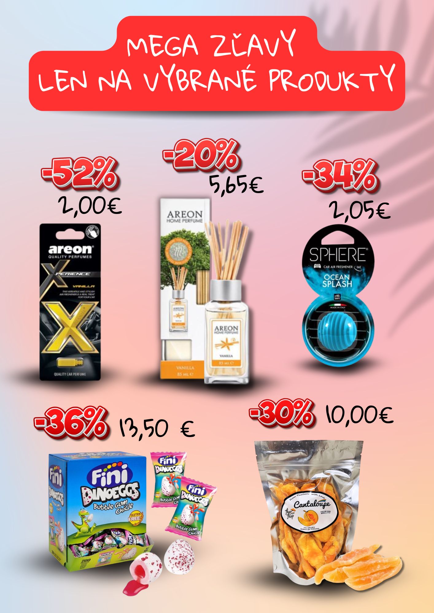 Vyberieš si zľavu? -52%, -20%, -34%, -36%, -47% - ktorá to bude?