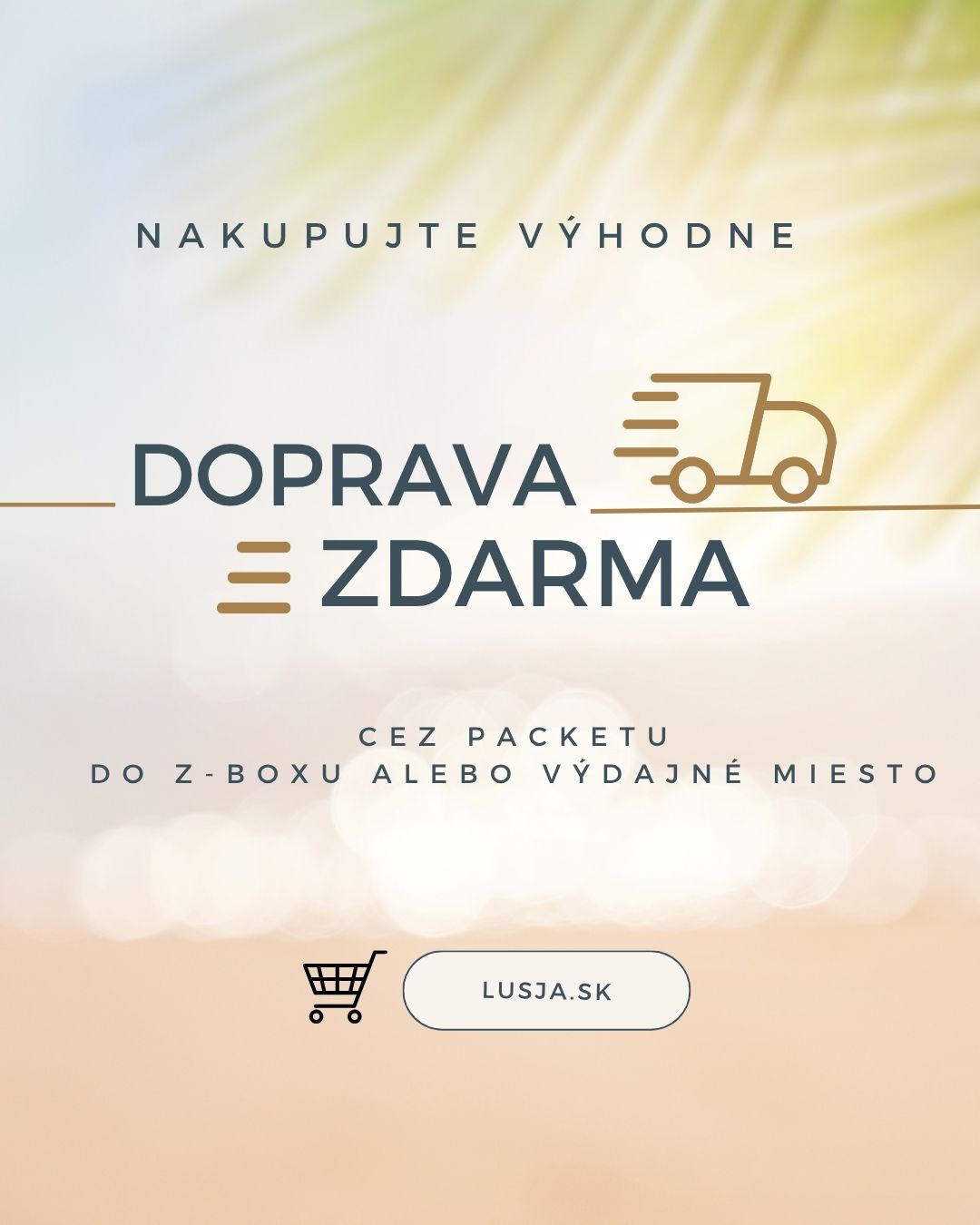 Dopravné ZDARMA cez Packetu