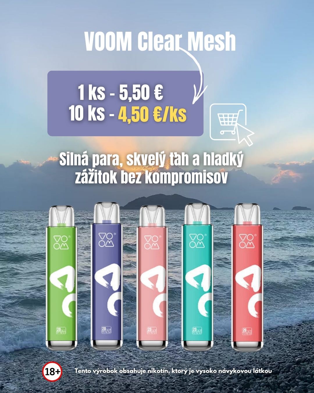 Super cena na VOOM Clear Mesh