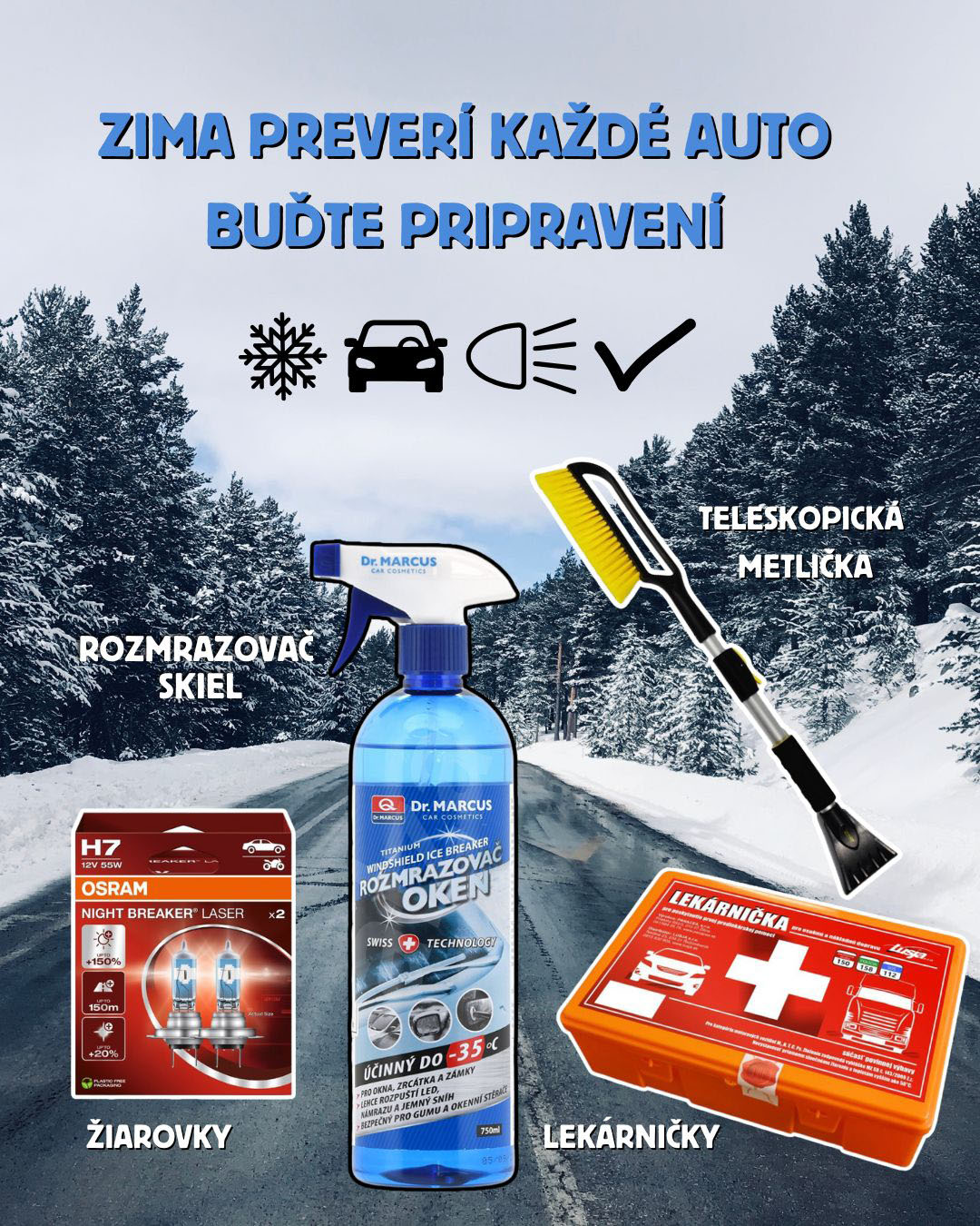 Dobrá zimná výbava zachráni deň (aj nervy!)