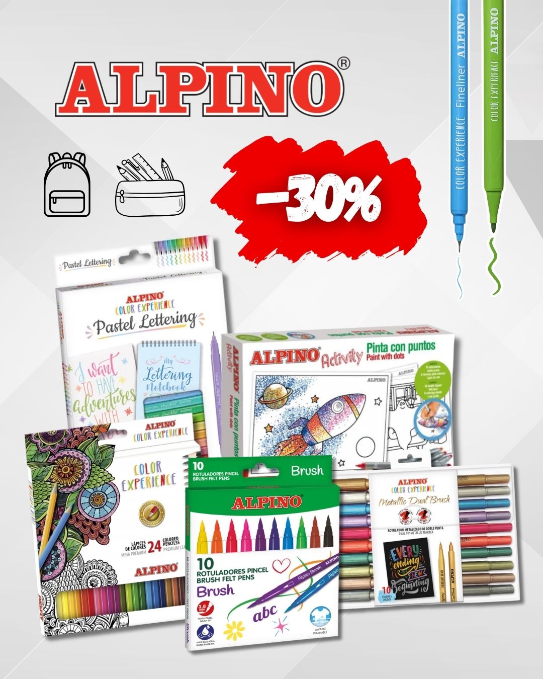 Škola volá! ALPINO teraz -30 %